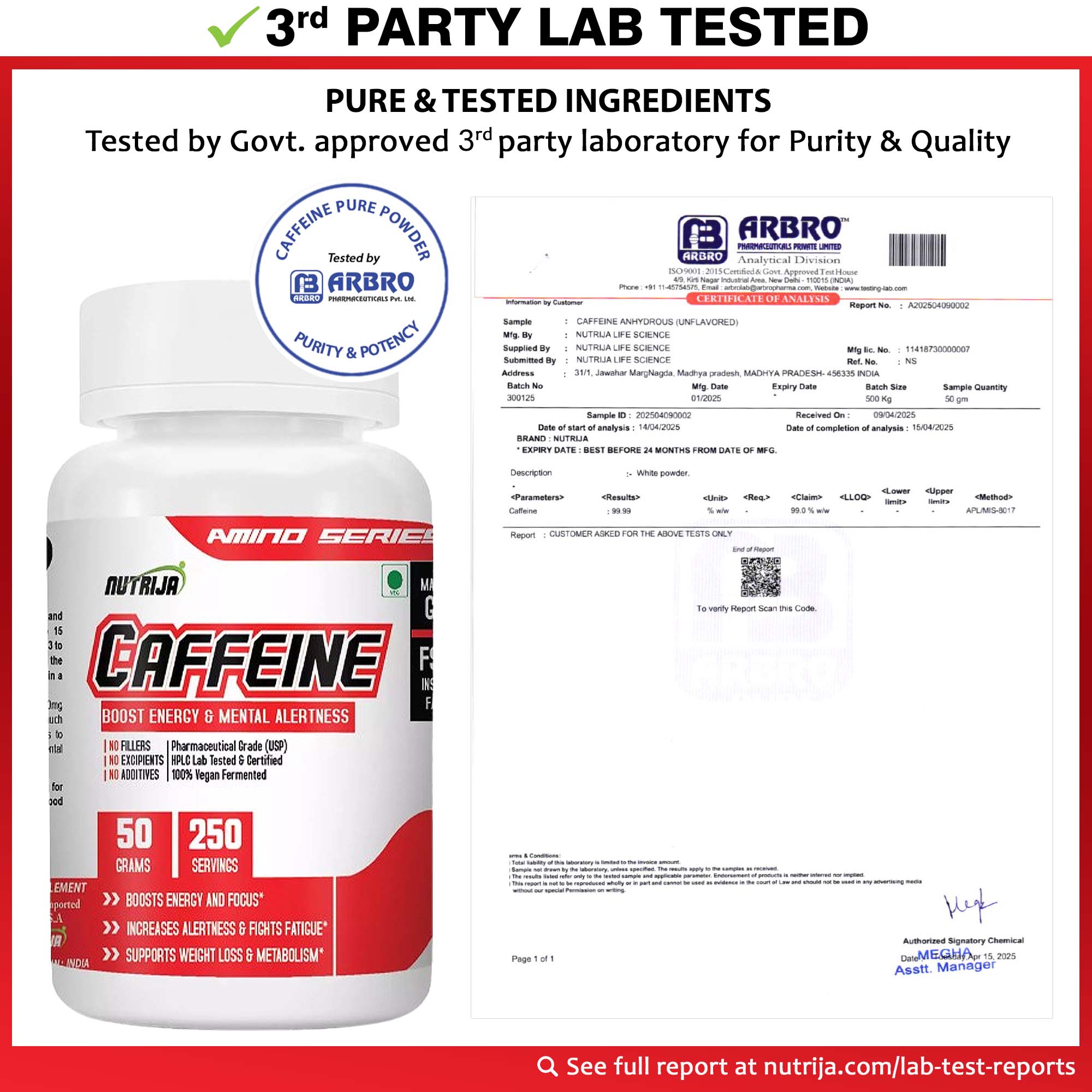 3rd Party Lab Test