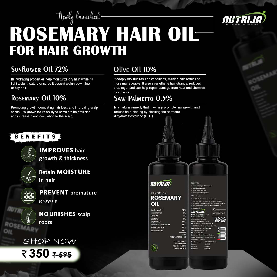 NutriJa Rosemary Hair Oil