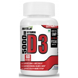 Buy Vitamin D3 5000 IU Capsules Supplement in India