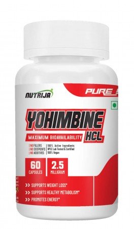 Buy Yohimbine HCL 2.5 MG Supplement In India
