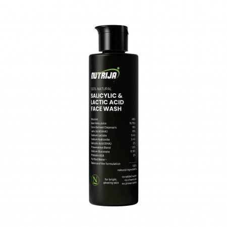 Buy NutriJa ® 2% Salicylic & Lactic Acid Face Wash