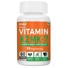 Buy Vitamin K2 MK7 Menaquinone 55mcg Capsules
