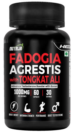 Buy Fadogia Agrestis 600mg with Tongkat Ali 400mg & Boron Supplement in India